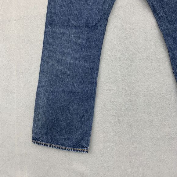 American Eagle Jeans Mens Size 30x28.5 (actual) Distressed Cotton Straight Fit - Picture 13 of 16